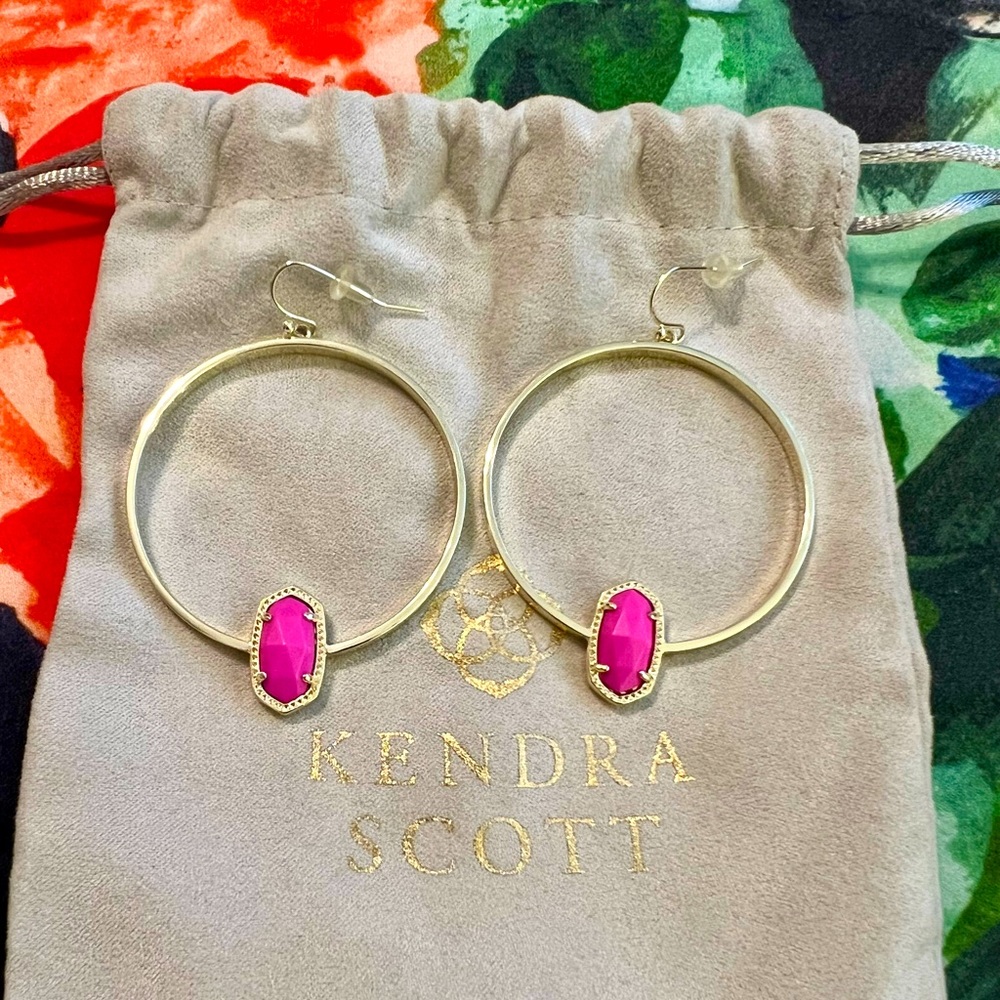 Kendra Scott Elora Earrings with Bag